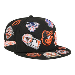 Baltimore Orioles New Era All Over 59FIFTY Fitted Hat - Black - New Era Lifestyle