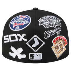 Chicago White Sox New Era All Over 59FIFTY Fitted Hat - Black - New Era Sale