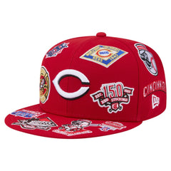 Cincinnati Reds New Era All Over 59FIFTY Fitted Hat - Red - New Era Online
