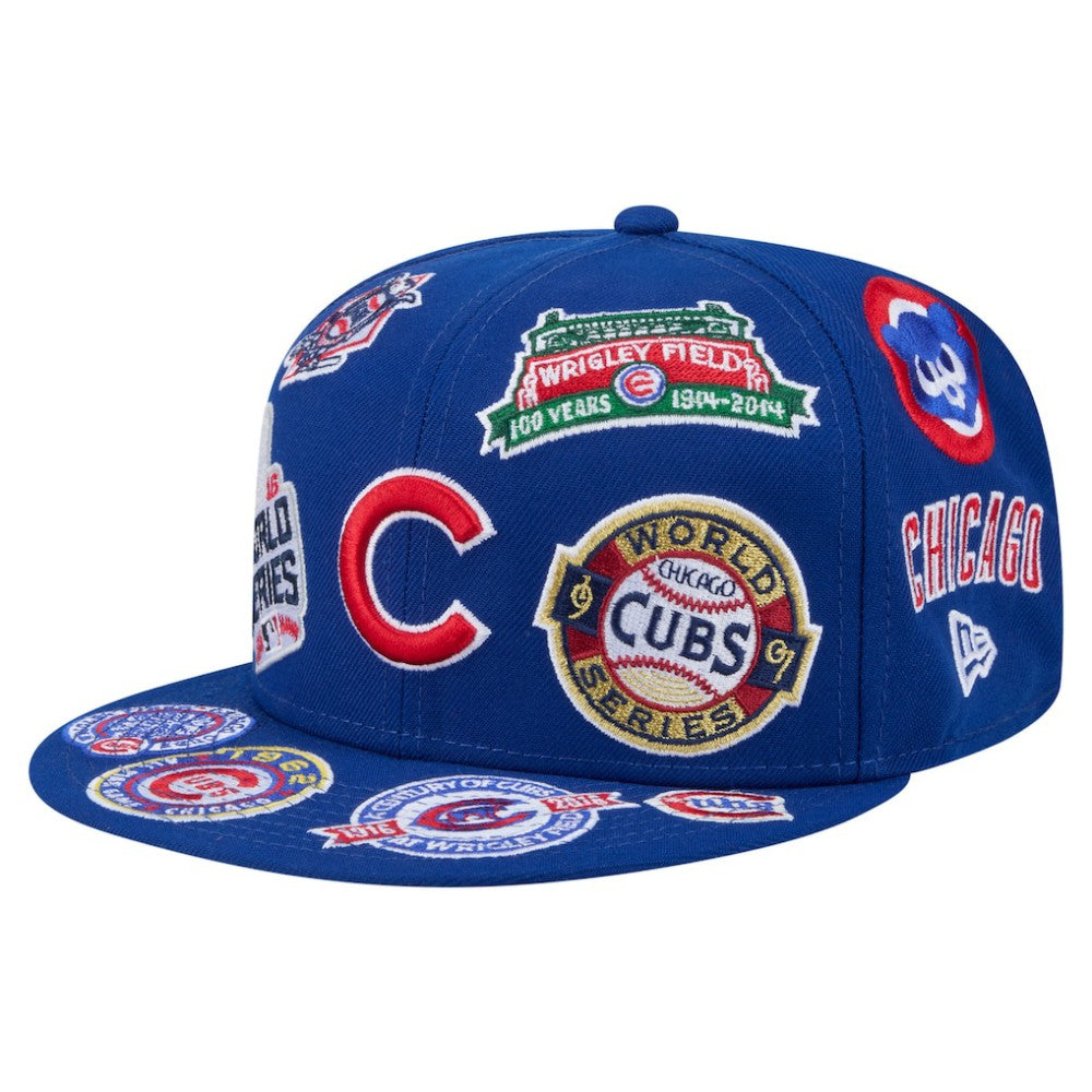 Chicago Cubs New Era All Over 59FIFTY Fitted Hat - Royal - New Era Lifestyle