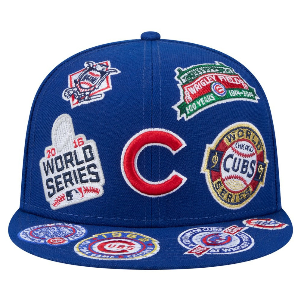 Chicago Cubs New Era All Over 59FIFTY Fitted Hat - Royal - New Era Lifestyle