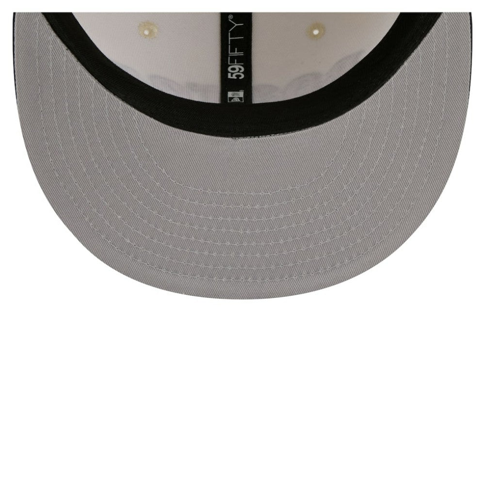 Boston Red Sox New Era Two-Tone Stitch 59FIFTY Fitted Hat - Cream - New Era on Sale