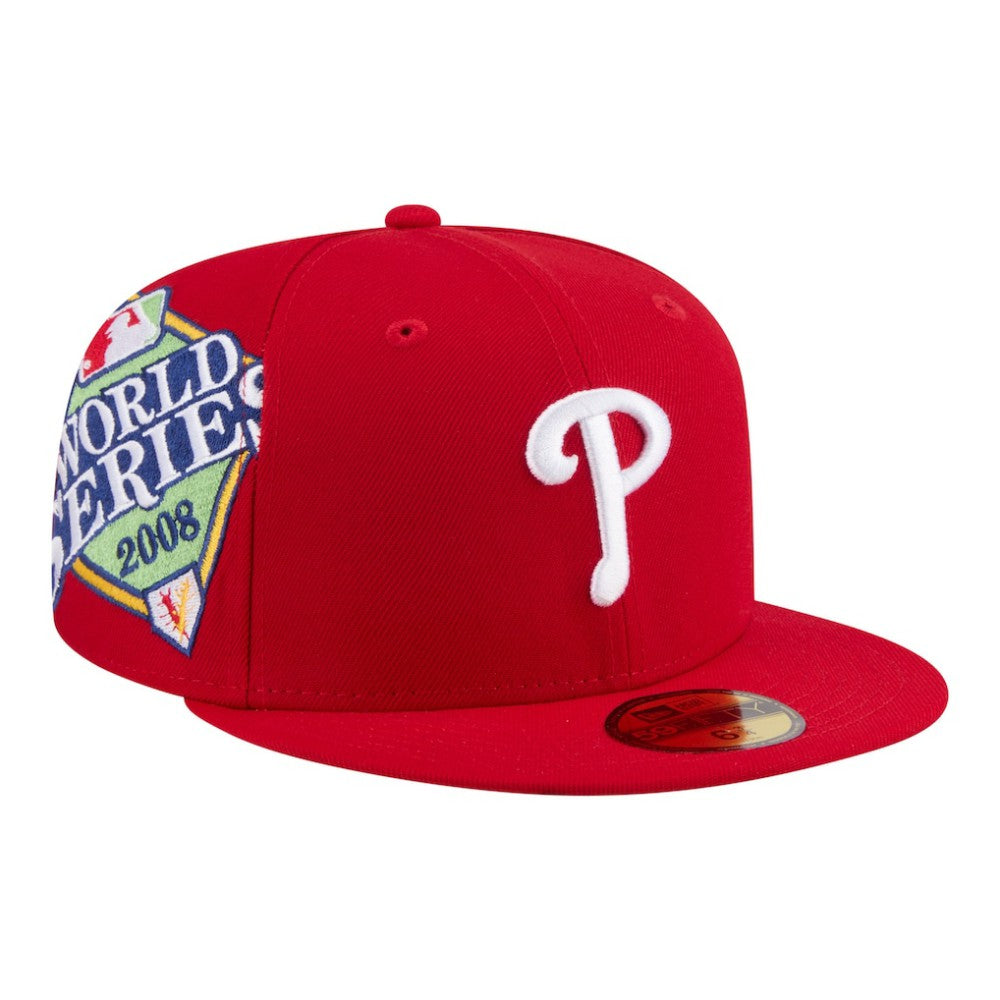 Philadelphia Phillies New Era Hidden Hit 59FIFTY Fitted Hat - Red - New Era Discount
