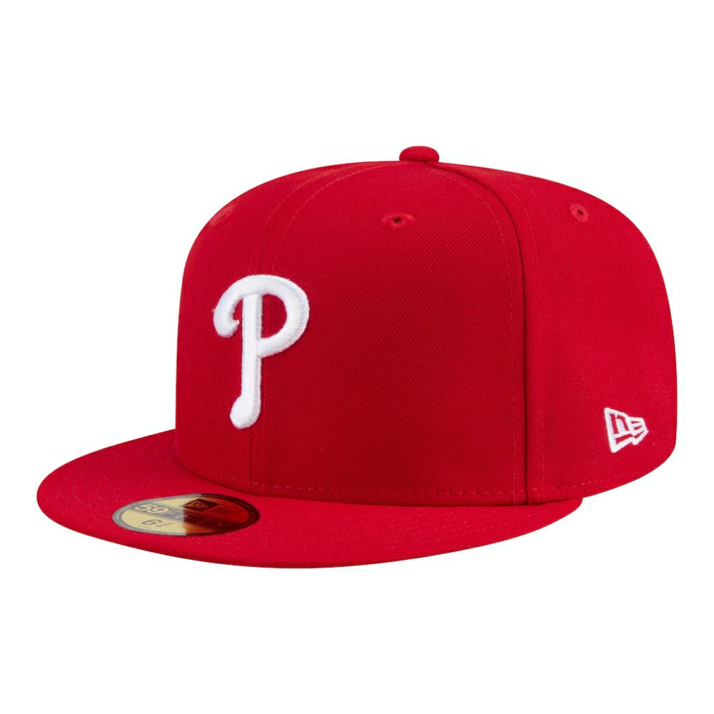 Philadelphia Phillies New Era Hidden Hit 59FIFTY Fitted Hat - Red - New Era Discount