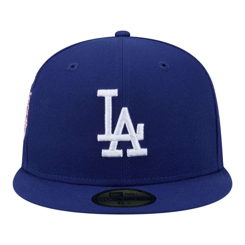 Los Angeles Dodgers New Era Hidden Hit 59FIFTY Fitted Hat - Royal - New Era on Sale