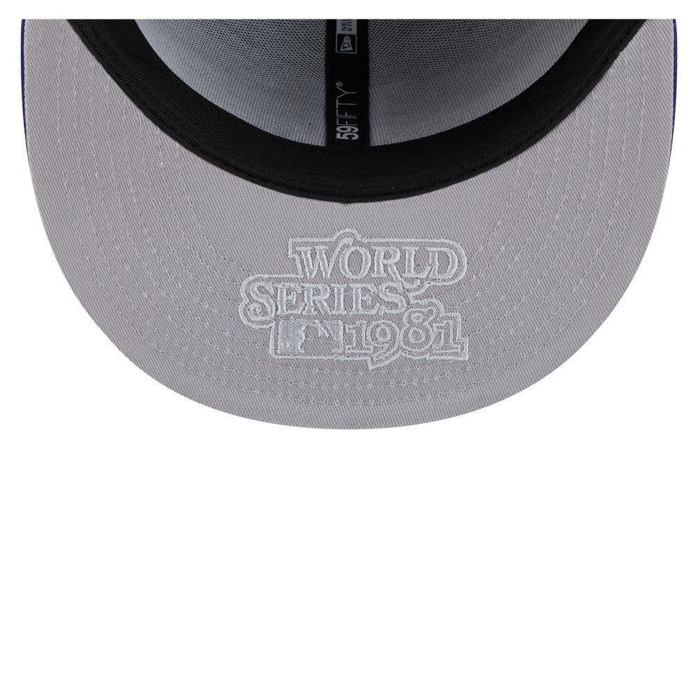 Los Angeles Dodgers New Era Hidden Hit 59FIFTY Fitted Hat - Royal - New Era on Sale