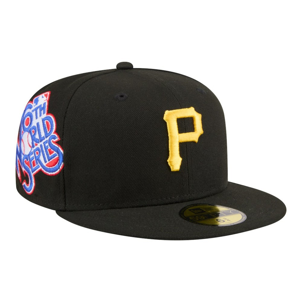 Pittsburgh Pirates New Era Hidden Hit 59FIFTY Fitted Hat - Black - New Era Discount