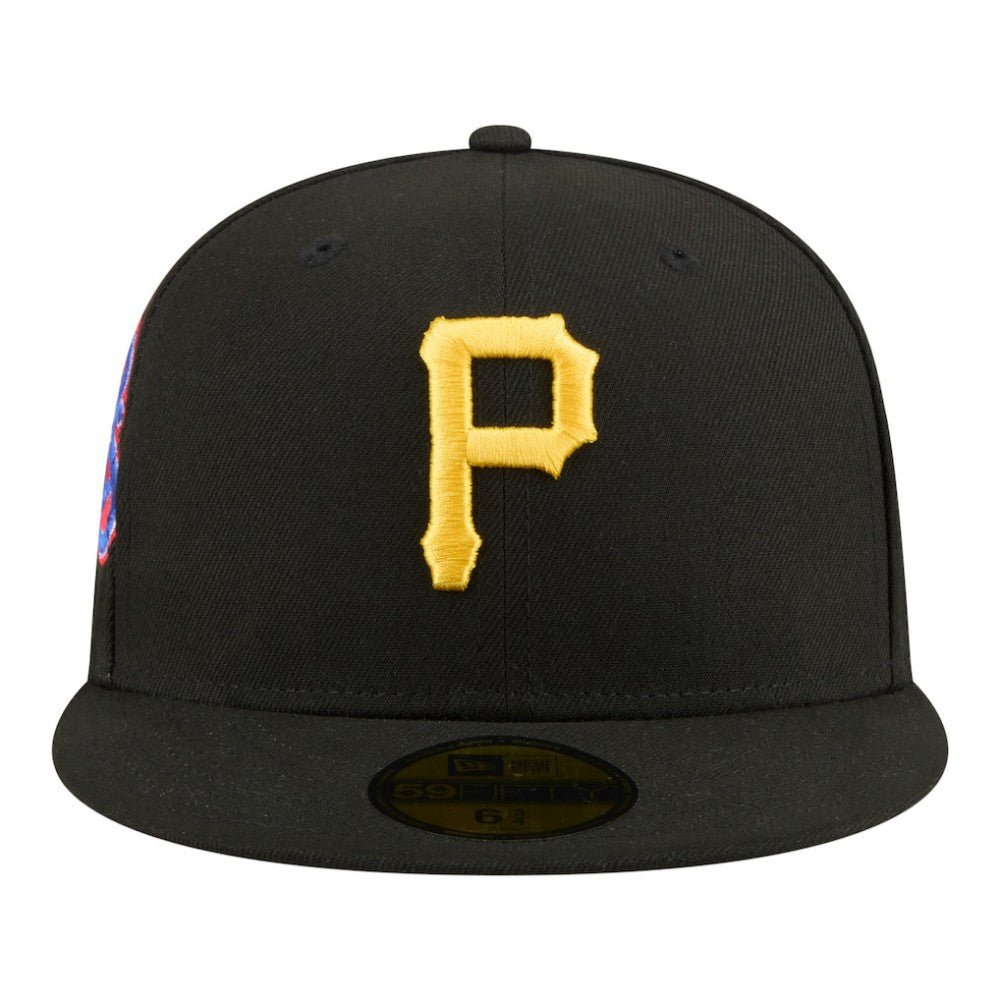 Pittsburgh Pirates New Era Hidden Hit 59FIFTY Fitted Hat - Black - New Era Discount