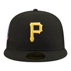 Pittsburgh Pirates New Era Hidden Hit 59FIFTY Fitted Hat - Black - New Era Discount