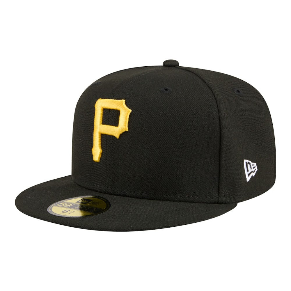 Pittsburgh Pirates New Era Hidden Hit 59FIFTY Fitted Hat - Black - New Era Discount