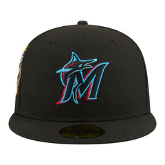 Miami Marlins New Era Hidden Hit 59FIFTY Fitted Hat - Black - New Era Online