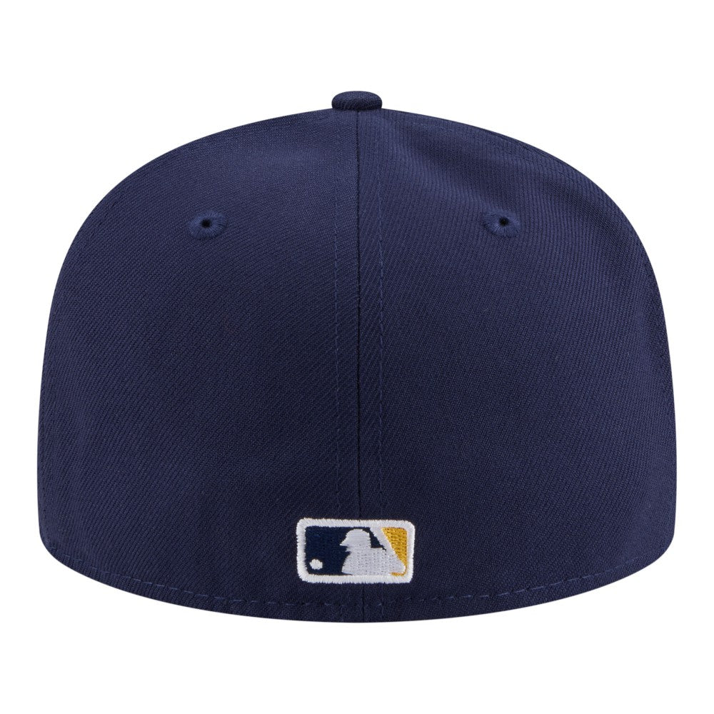 Milwaukee Brewers New Era Hidden Hit 59FIFTY Fitted Hat - Navy - New Era on Sale