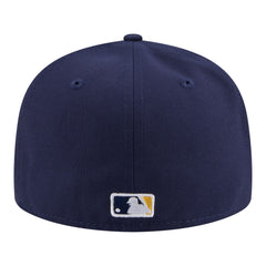 Milwaukee Brewers New Era Hidden Hit 59FIFTY Fitted Hat - Navy - New Era on Sale