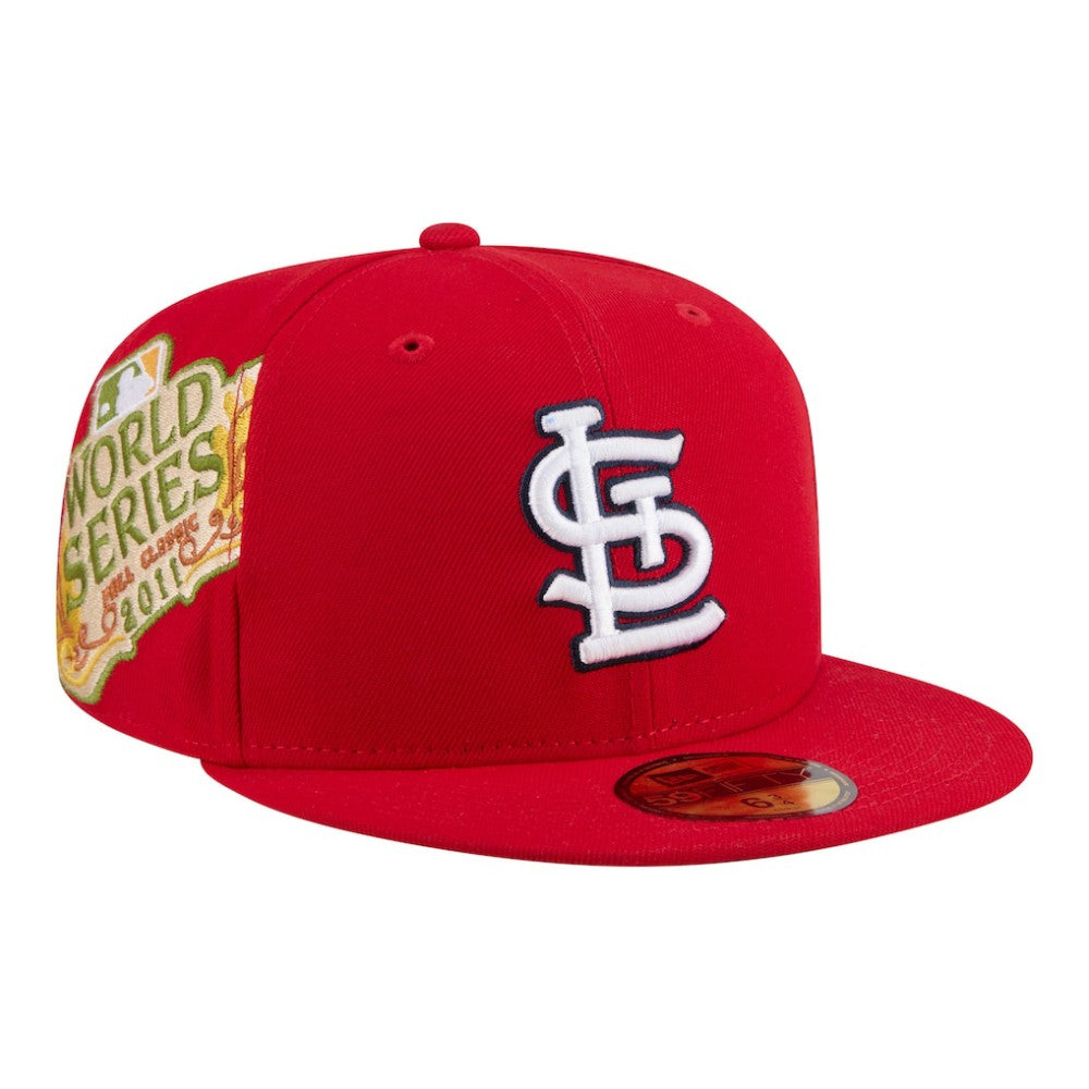 St. Louis Cardinals New Era Hidden Hit 59FIFTY Fitted Hat - Red - New Era Online