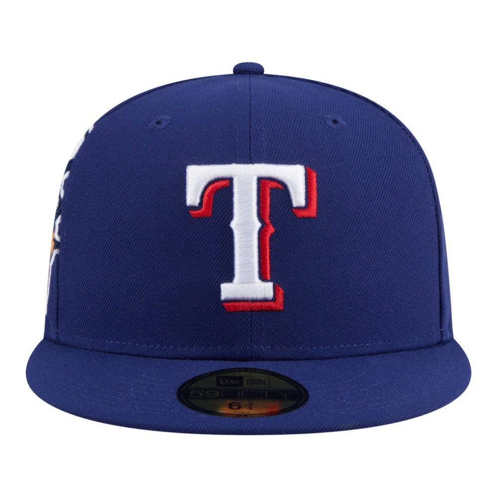 Texas Rangers New Era Hidden Hit 59FIFTY Fitted Hat - Royal - New Era on Sale