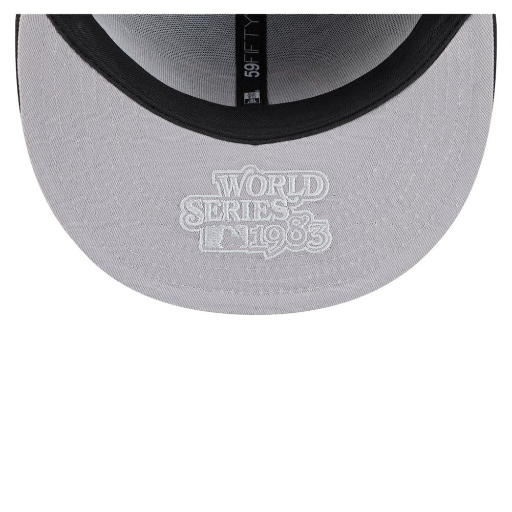 Baltimore Orioles New Era Hidden Hit 59FIFTY Fitted Hat - Black - New Era on Sale