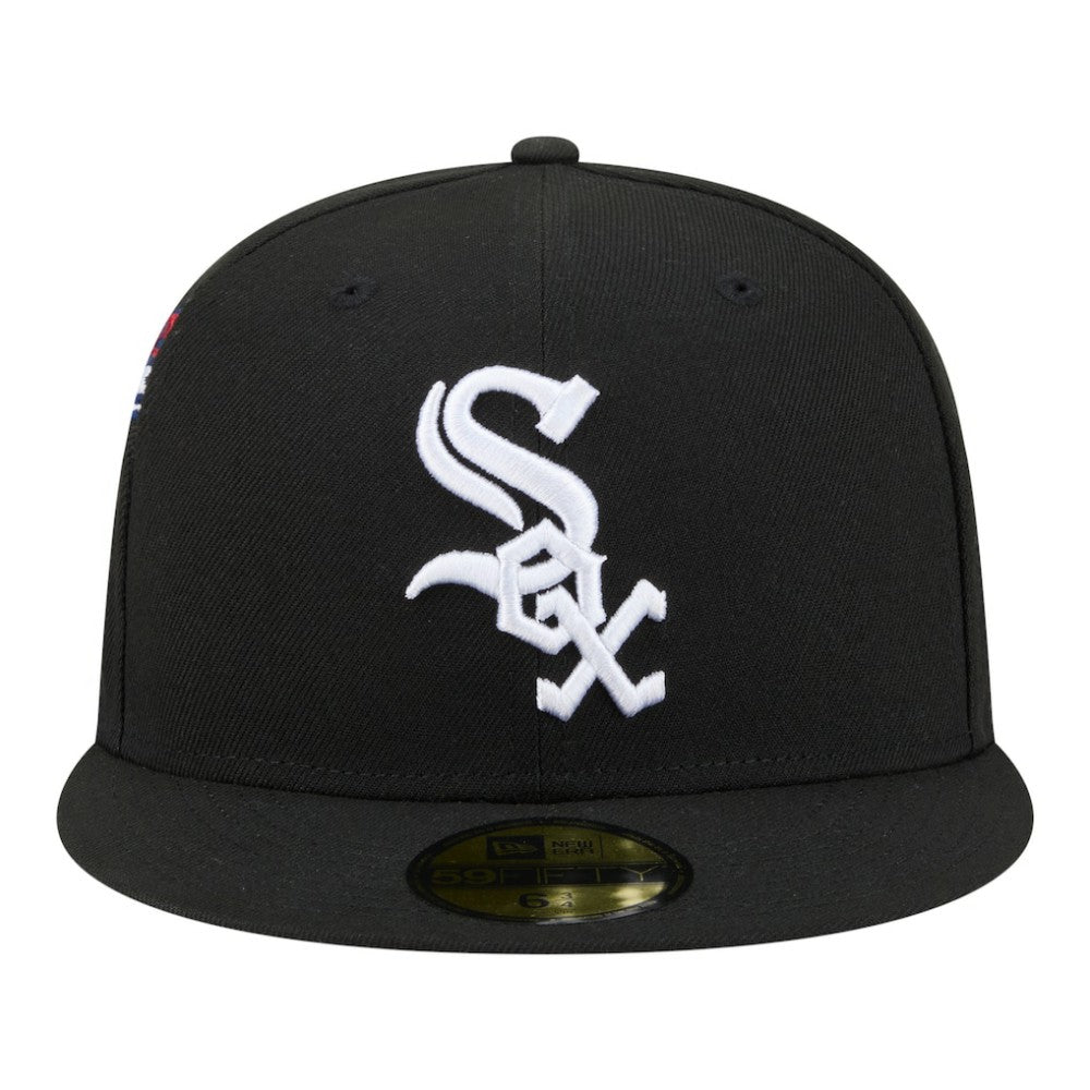 Chicago White Sox New Era Hidden Hit 59FIFTY Fitted Hat - Black - New Era Lifestyle