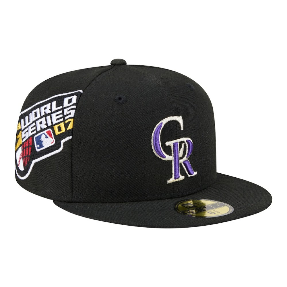 Colorado Rockies New Era Hidden Hit 59FIFTY Fitted Hat - Black - New Era on Sale
