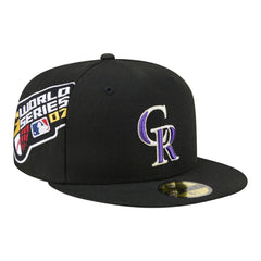 Colorado Rockies New Era Hidden Hit 59FIFTY Fitted Hat - Black - New Era on Sale