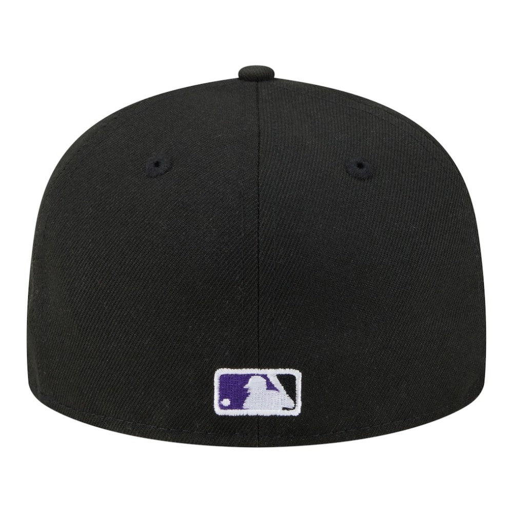 Colorado Rockies New Era Hidden Hit 59FIFTY Fitted Hat - Black - New Era on Sale