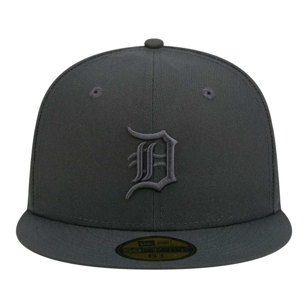 Detroit Tigers New Era Color Pack 59FIFTY Fitted Hat - Charcoal - New Era Discount