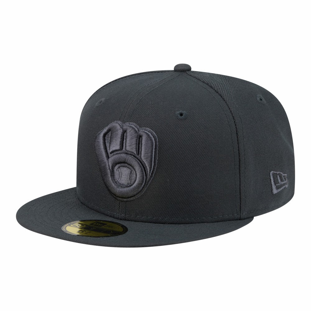 Milwaukee Brewers New Era Color Pack 59FIFTY Fitted Hat - Charcoal - New Era Lifestyle