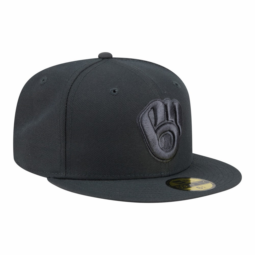 Milwaukee Brewers New Era Color Pack 59FIFTY Fitted Hat - Charcoal - New Era Lifestyle