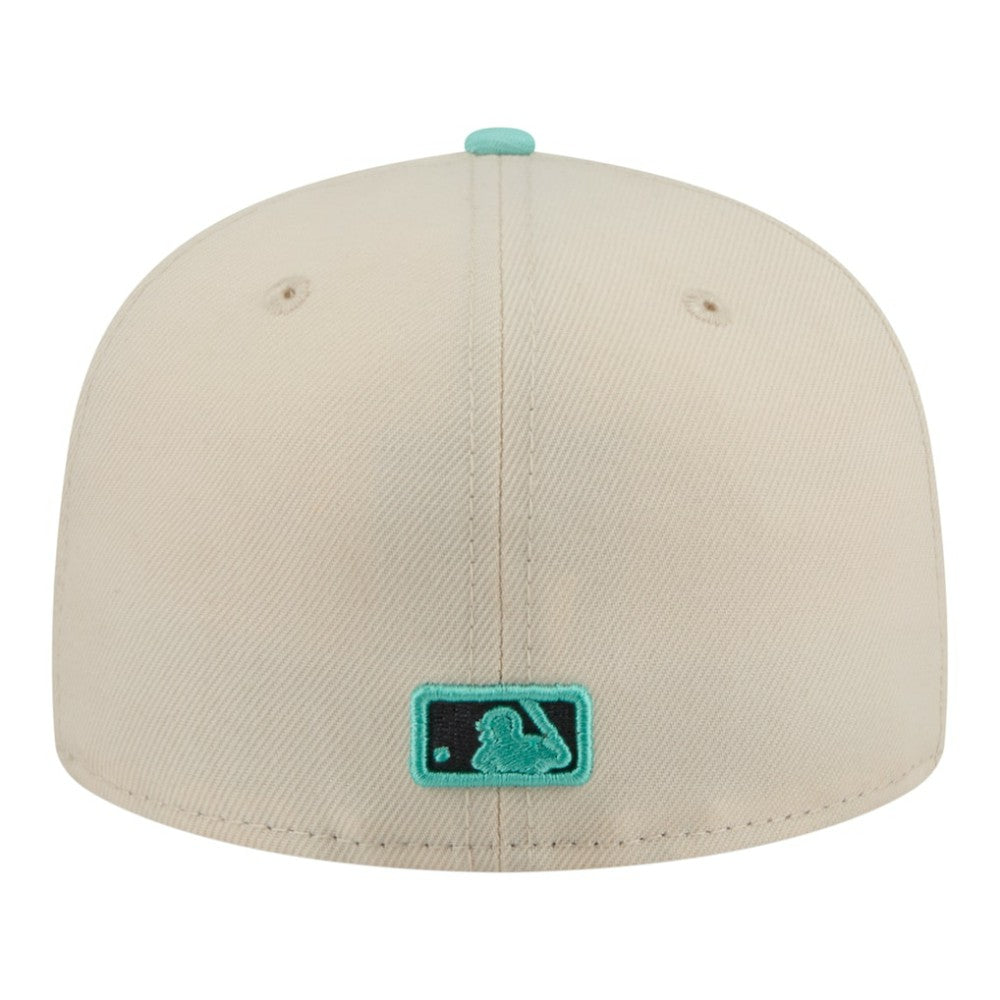 Boston Red Sox New Era Two-Tone Color Pack 59FIFTY Fitted Hat - Light Beige/Turquoise - New Era Sale