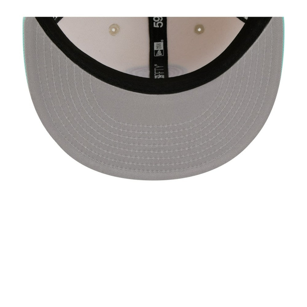 Chicago Cubs New Era Two-Tone Color Pack 59FIFTY Fitted Hat - Light Beige/Turquoise - New Era on Sale