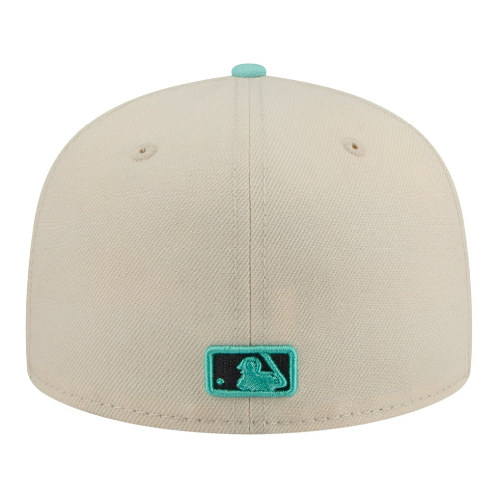 Chicago White Sox New Era Two-Tone Color Pack 59FIFTY Fitted Hat - Light Beige/Turquoise - New Era Discount
