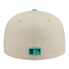 Chicago White Sox New Era Two-Tone Color Pack 59FIFTY Fitted Hat - Light Beige/Turquoise - New Era Discount