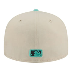 Cincinnati Reds New Era Two-Tone Color Pack 59FIFTY Fitted Hat - Light Beige/Turquoise - New Era Sale