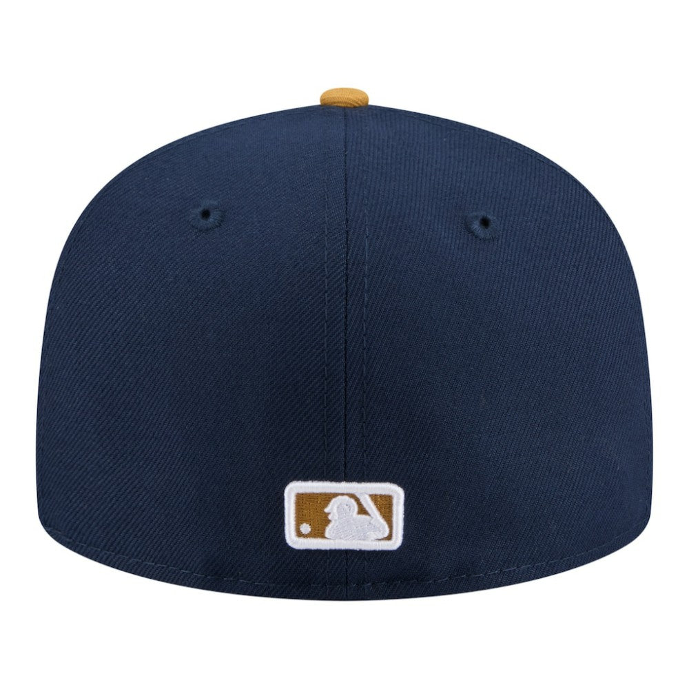 Chicago Cubs New Era Two-Tone Color Pack 59FIFTY Fitted Hat - Navy/Khaki - New Era Lifestyle