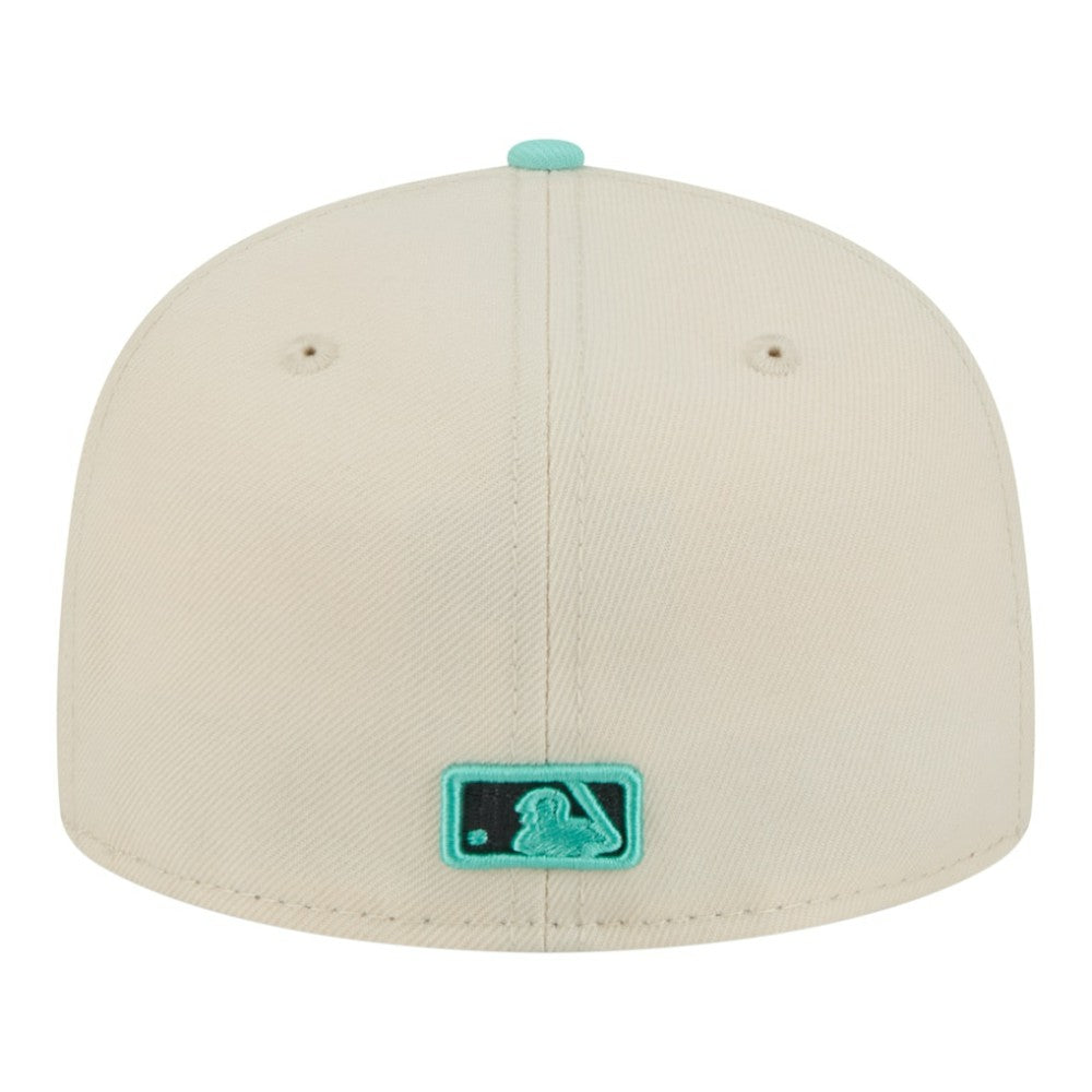 Detroit Tigers New Era Two-Tone Color Pack 59FIFTY Fitted Hat - Light Beige/Turquoise - New Era Sale
