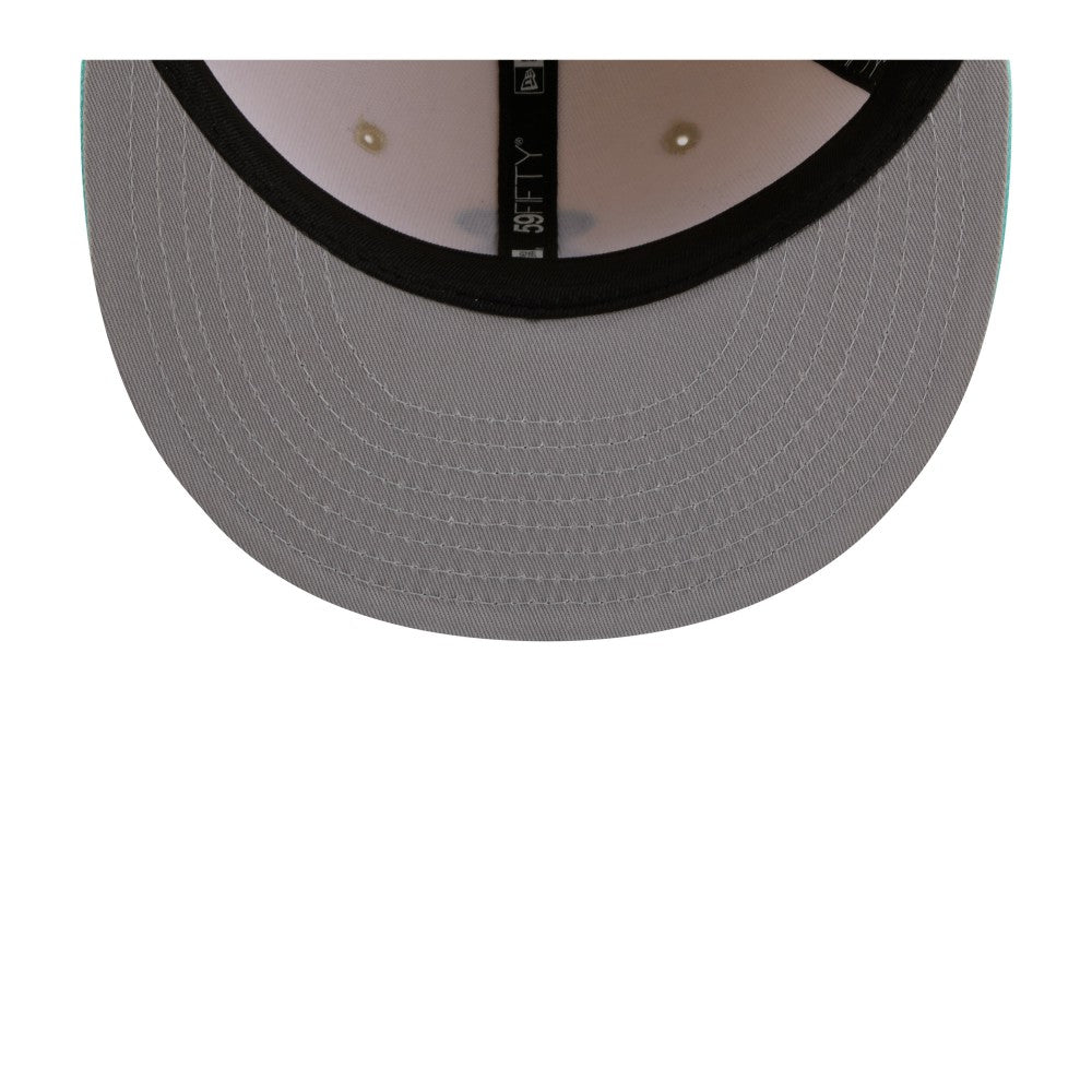 Los Angeles Angels New Era Two-Tone Color Pack 59FIFTY Fitted Hat - Light Beige/Turquoise - New Era Discount
