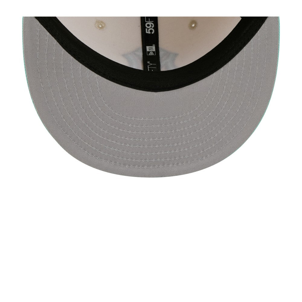 New York Yankees New Era Two-Tone Color Pack 59FIFTY Fitted Hat - Light Beige/Turquoise - New Era Online