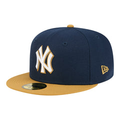 New York Yankees New Era Two-Tone Color Pack 59FIFTY Fitted Hat - Navy/Khaki - New Era on Sale