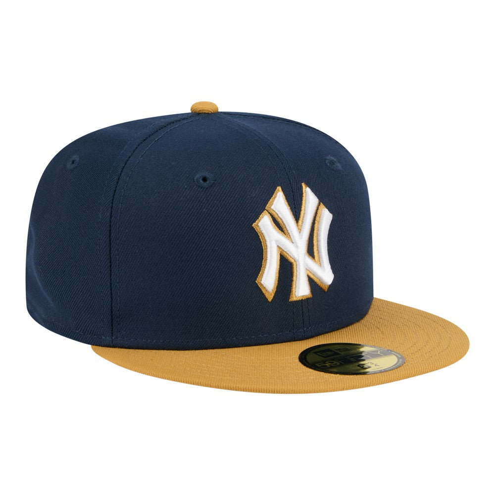 New York Yankees New Era Two-Tone Color Pack 59FIFTY Fitted Hat - Navy/Khaki - New Era on Sale