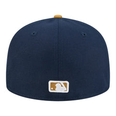 Athletics New Era Two-Tone Color Pack 59FIFTY Fitted Hat - Navy/Khaki - New Era Lifestyle