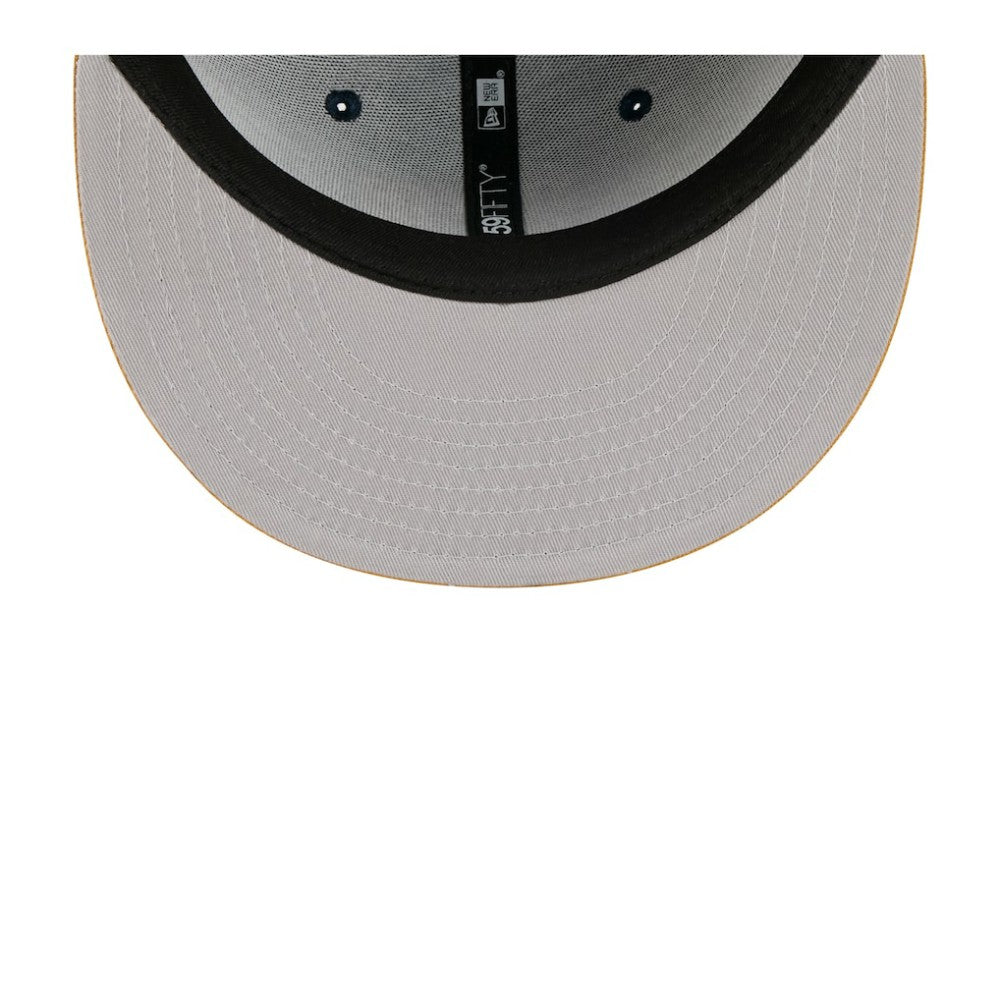 Athletics New Era Two-Tone Color Pack 59FIFTY Fitted Hat - Navy/Khaki - New Era Lifestyle