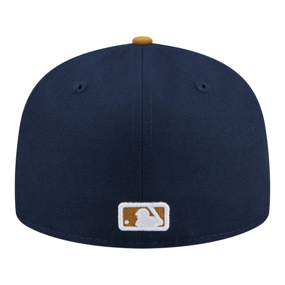 Pittsburgh Pirates New Era Two-Tone Color Pack 59FIFTY Fitted Hat - Navy/Khaki - New Era on Sale