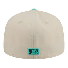 San Diego Padres New Era Two-Tone Color Pack 59FIFTY Fitted Hat - Light Beige/Turquoise - New Era Discount