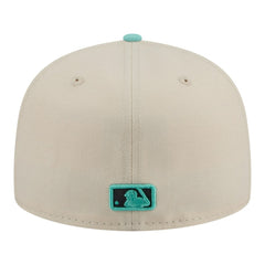 Pittsburgh Pirates New Era Two-Tone Color Pack 59FIFTY Fitted Hat - Light Beige/Turquoise - New Era Lifestyle