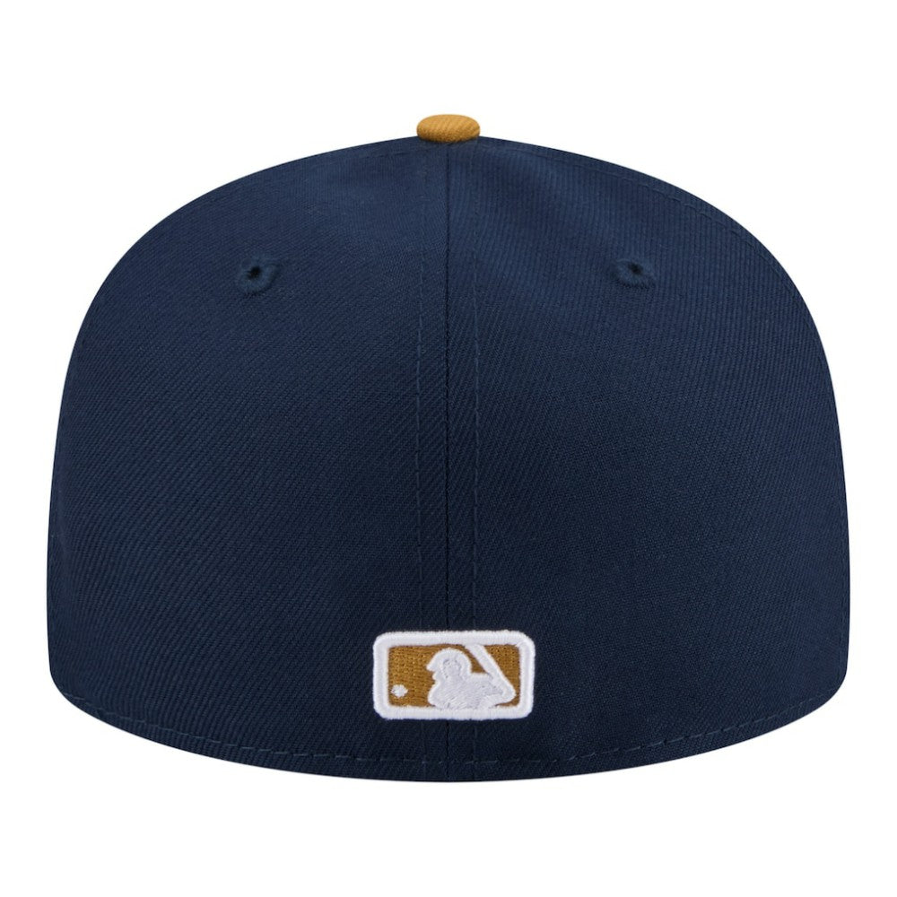 San Diego Padres New Era Two-Tone Color Pack 59FIFTY Fitted Hat - Navy/Khaki - New Era Lifestyle