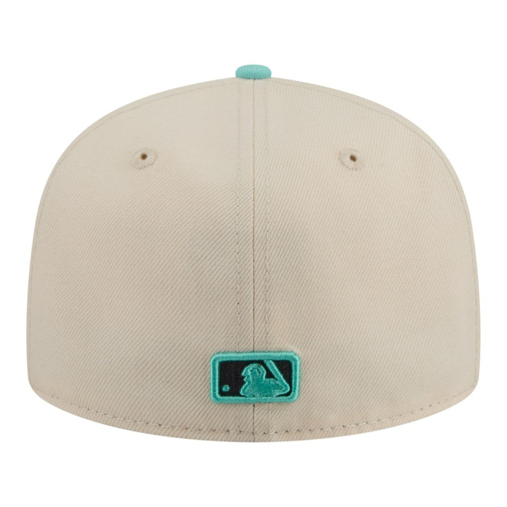 San Francisco Giants New Era Two-Tone Color Pack 59FIFTY Fitted Hat - Light Beige/Turquoise - New Era Sale