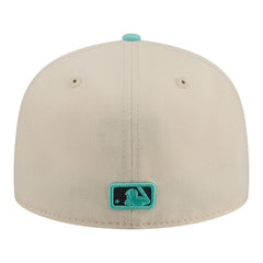 San Francisco Giants New Era Two-Tone Color Pack 59FIFTY Fitted Hat - Light Beige/Turquoise - New Era Sale
