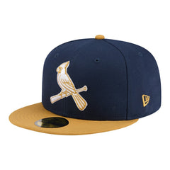St. Louis Cardinals New Era Two-Tone Color Pack 59FIFTY Fitted Hat - Navy/Khaki - New Era Discount