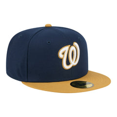 Washington Nationals New Era Two-Tone Color Pack 59FIFTY Fitted Hat - Navy/Khaki - New Era Lifestyle