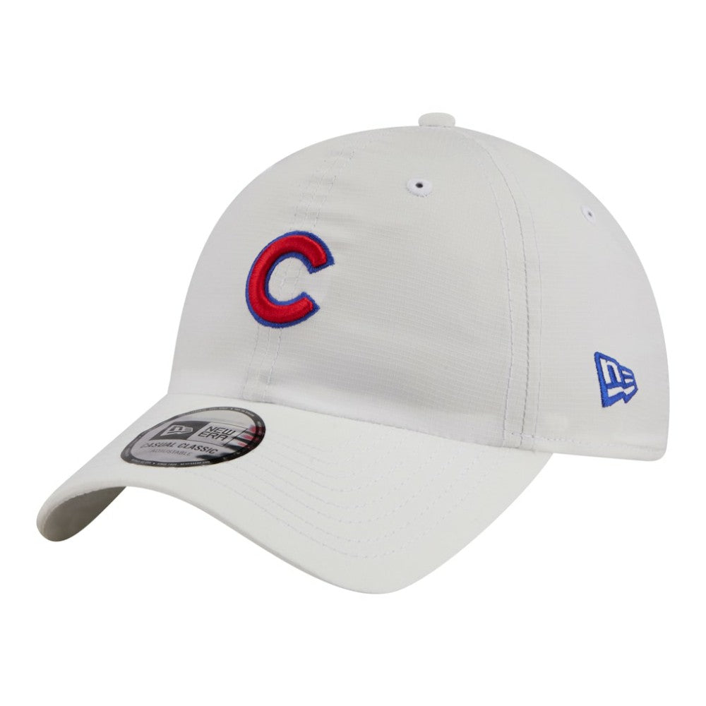 Chicago Cubs New Era Ripstop Casual Classic Adjustable Hat - White - New Era Discount