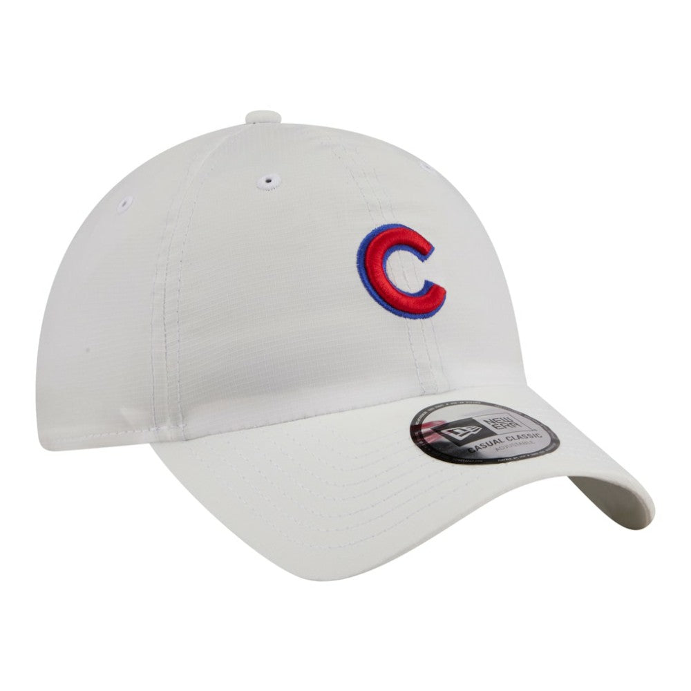 Chicago Cubs New Era Ripstop Casual Classic Adjustable Hat - White - New Era Discount